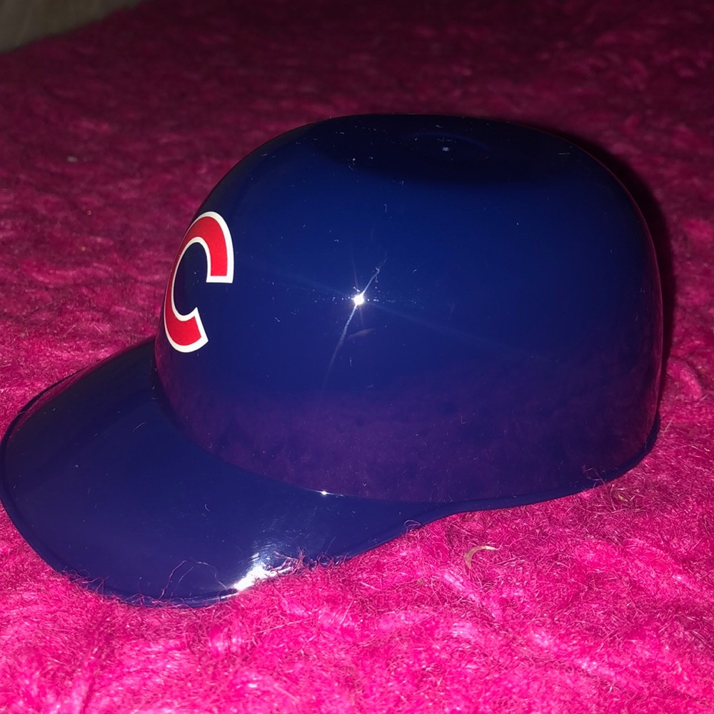 Collectible Chicago Cubs plastic hat